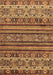 Abstract Brown Modern Rug, abs557brn