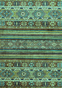 Abstract Turquoise Modern Rug, abs557turq