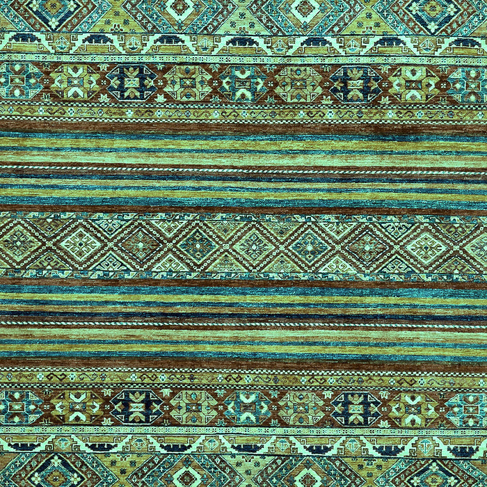 Abstract Turquoise Modern Rug, abs557turq