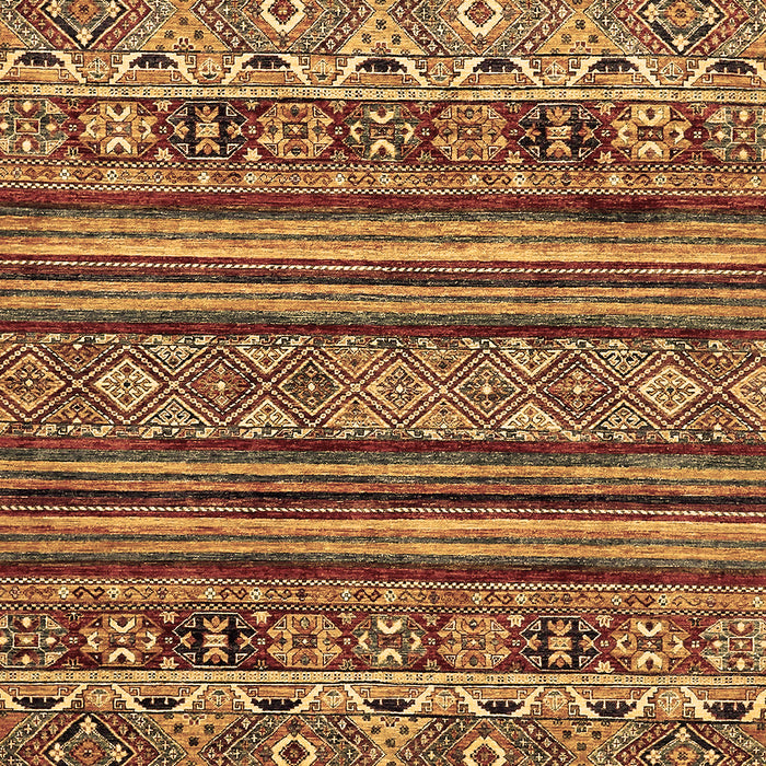 Machine Washable Abstract Brown Modern Rug, wshabs557brn