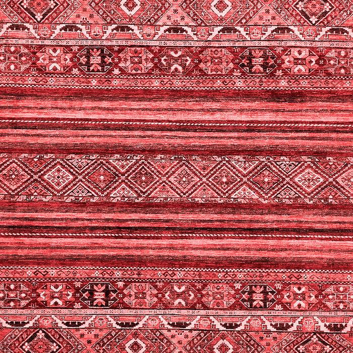 Machine Washable Abstract Red Modern Rug, wshabs557red