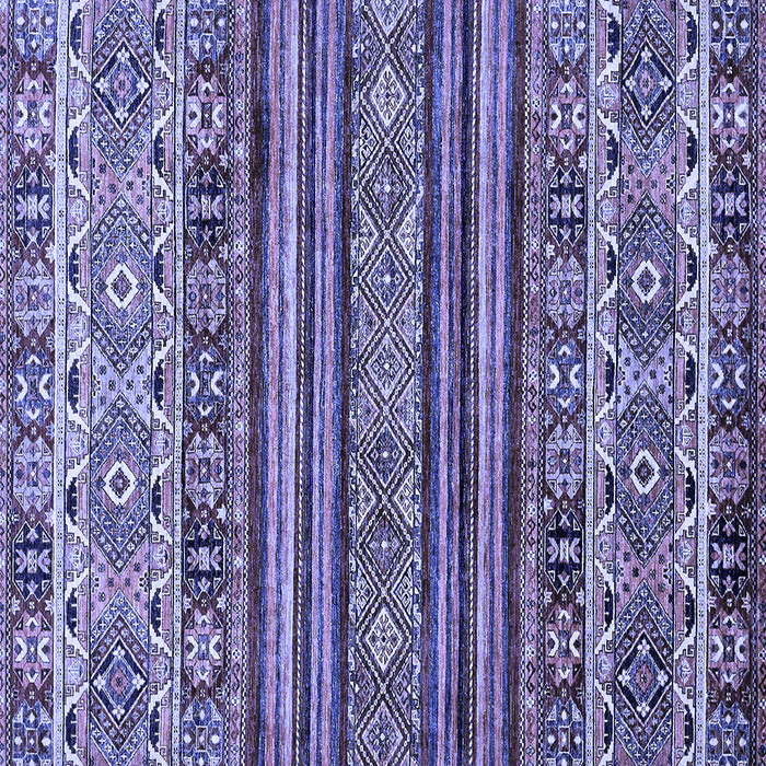 Square Abstract Blue Modern Rug, abs557blu