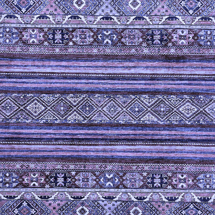 Machine Washable Abstract Blue Modern Rug, wshabs557blu