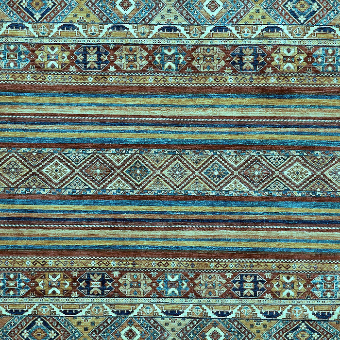 Abstract Light Blue Modern Rug, abs557lblu