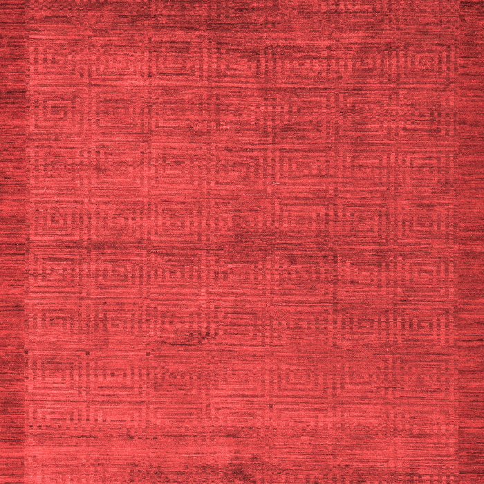 Machine Washable Abstract Red Modern Rug, wshabs5580red