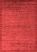 Abstract Red Modern Area Rugs