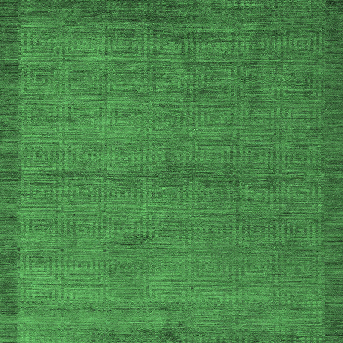 Machine Washable Abstract Emerald Green Modern Area Rugs, wshabs5580emgrn