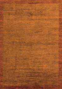 Abstract Orange Modern Rug, abs5580org