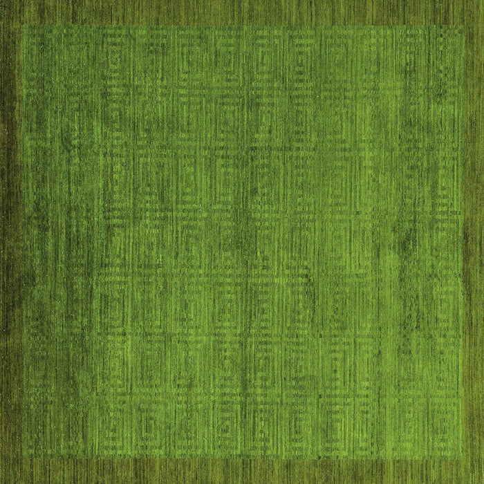 Square Machine Washable Abstract Turquoise Modern Area Rugs, wshabs5580turq