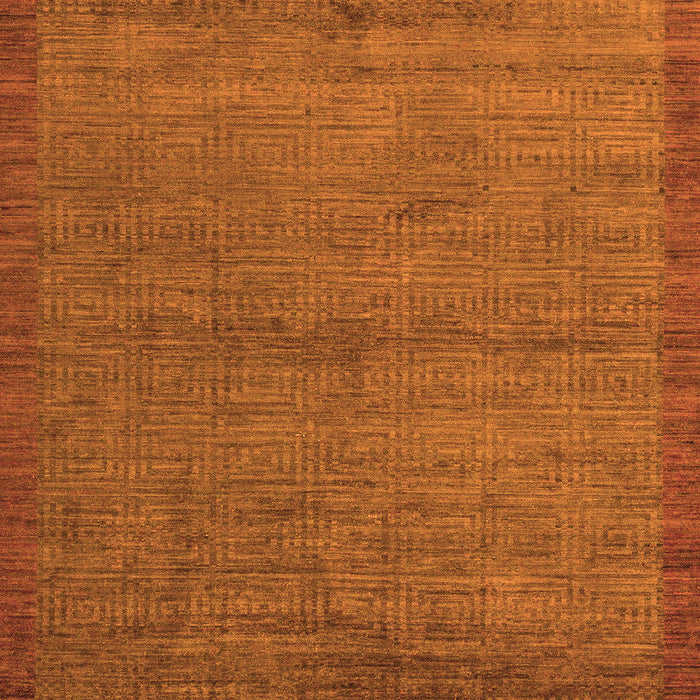 Machine Washable Abstract Orange Modern Area Rugs, wshabs5580org