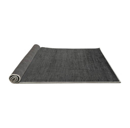 Sideview of Abstract Gray Modern Rug, abs5580gry