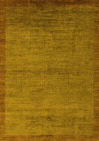 Abstract Yellow Modern Rug, abs5580yw