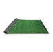 Sideview of Abstract Emerald Green Modern Rug, abs5580emgrn