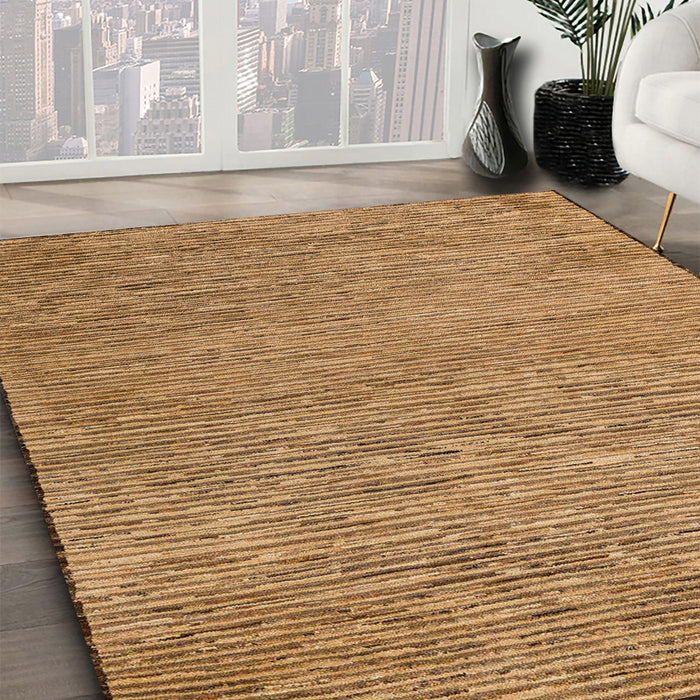 Machine Washable Abstract Orange Rug in a Family Room, wshabs5581