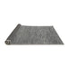 Sideview of Abstract Gray Modern Rug, abs5581gry