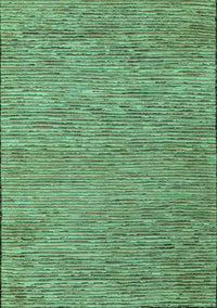 Abstract Turquoise Modern Rug, abs5581turq