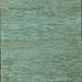 Square Abstract Light Blue Modern Rug, abs5581lblu