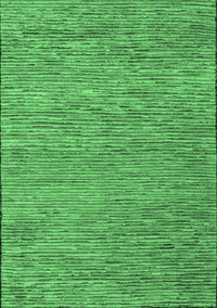 Abstract Emerald Green Modern Rug, abs5581emgrn