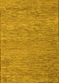 Abstract Yellow Modern Rug, abs5581yw