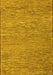 Abstract Yellow Modern Rug, abs5581yw