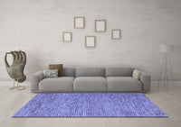 Machine Washable Abstract Blue Modern Rug, wshabs5581blu