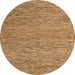 Round Abstract Orange Modern Rug, abs5581