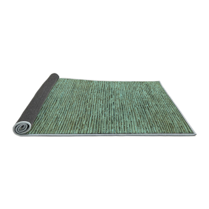 Sideview of Abstract Light Blue Modern Rug, abs5581lblu
