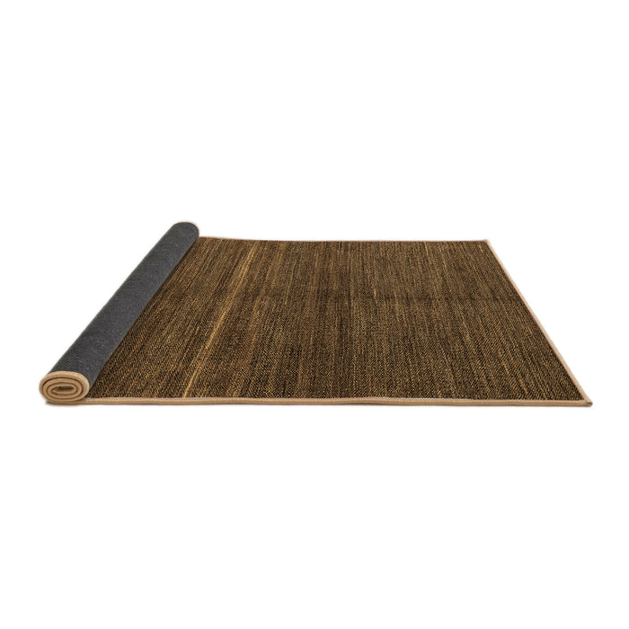 Sideview of Abstract Brown Modern Rug, abs5582brn