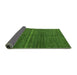 Sideview of Abstract Green Modern Rug, abs5582grn