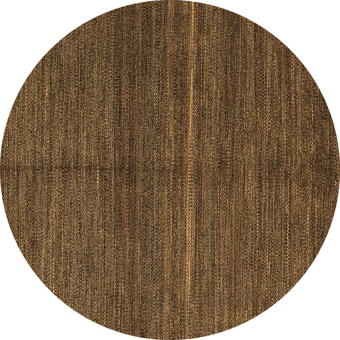 Round Abstract Brown Modern Rug, abs5582brn