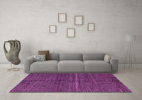 Machine Washable Abstract Purple Modern Rug, wshabs5582pur