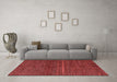 Modern Red Washable Rugs