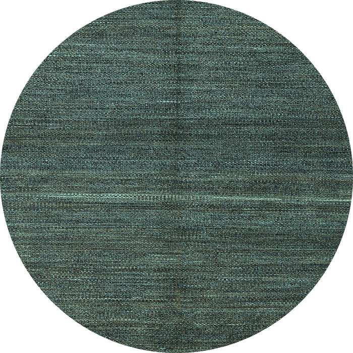 Round Abstract Light Blue Modern Rug, abs5582lblu