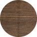 Round Abstract Red Modern Rug, abs5582