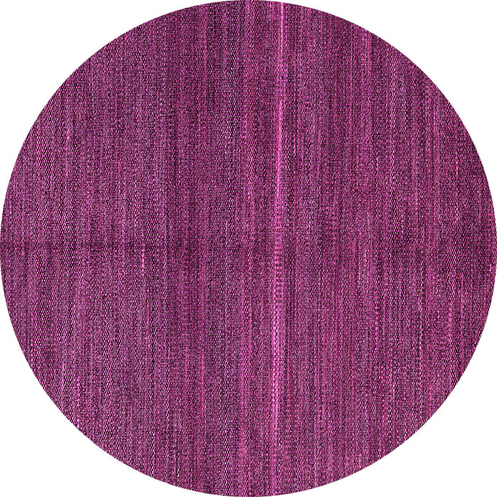 Round Machine Washable Abstract Pink Modern Rug, wshabs5582pnk