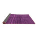 Sideview of Abstract Purple Modern Rug, abs5582pur