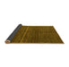 Sideview of Abstract Yellow Modern Rug, abs5582yw