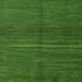 Square Abstract Green Modern Rug, abs5582grn