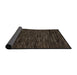 Sideview of Abstract Brown Modern Rug, abs5583