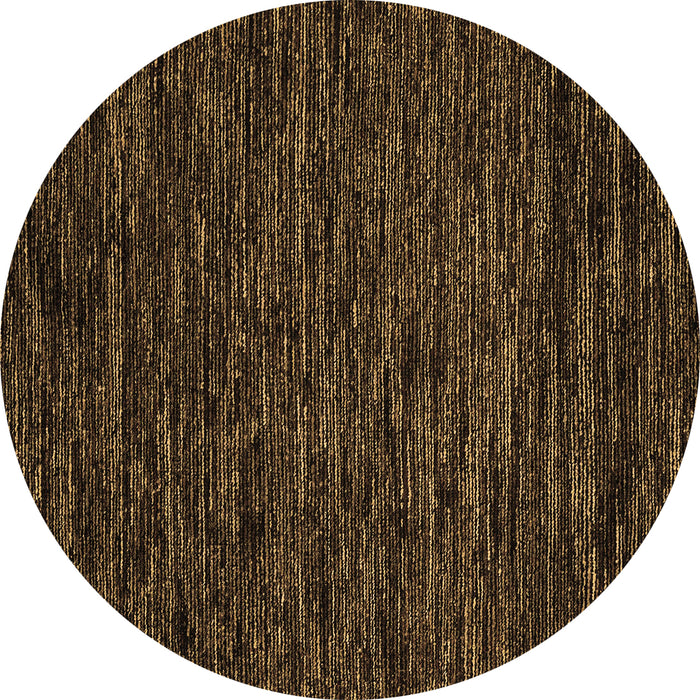Round Abstract Brown Modern Rug, abs5583brn