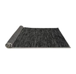Sideview of Abstract Gray Modern Rug, abs5583gry