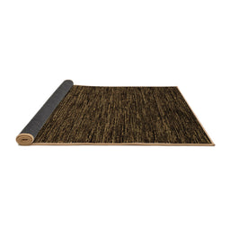 Sideview of Abstract Brown Modern Rug, abs5583brn