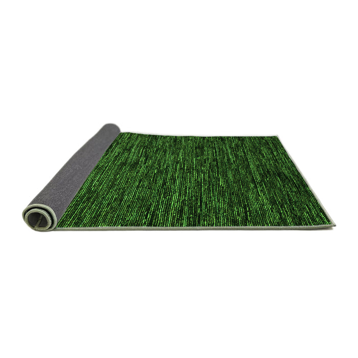 Sideview of Abstract Green Modern Rug, abs5583grn