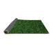 Sideview of Abstract Green Modern Rug, abs5583grn