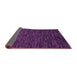 Sideview of Abstract Purple Modern Rug, abs5583pur