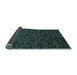 Sideview of Abstract Light Blue Modern Rug, abs5583lblu