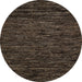 Round Machine Washable Abstract Brown Rug, wshabs5583