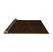 Sideview of Abstract Bakers Brown Modern Rug, abs5584