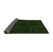 Sideview of Abstract Green Modern Rug, abs5584grn