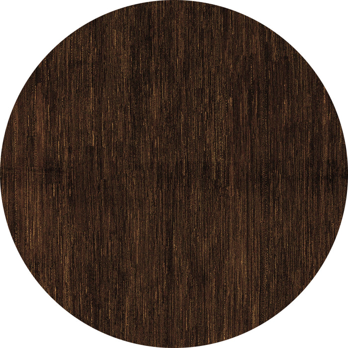 Round Machine Washable Abstract Brown Modern Rug, wshabs5584brn